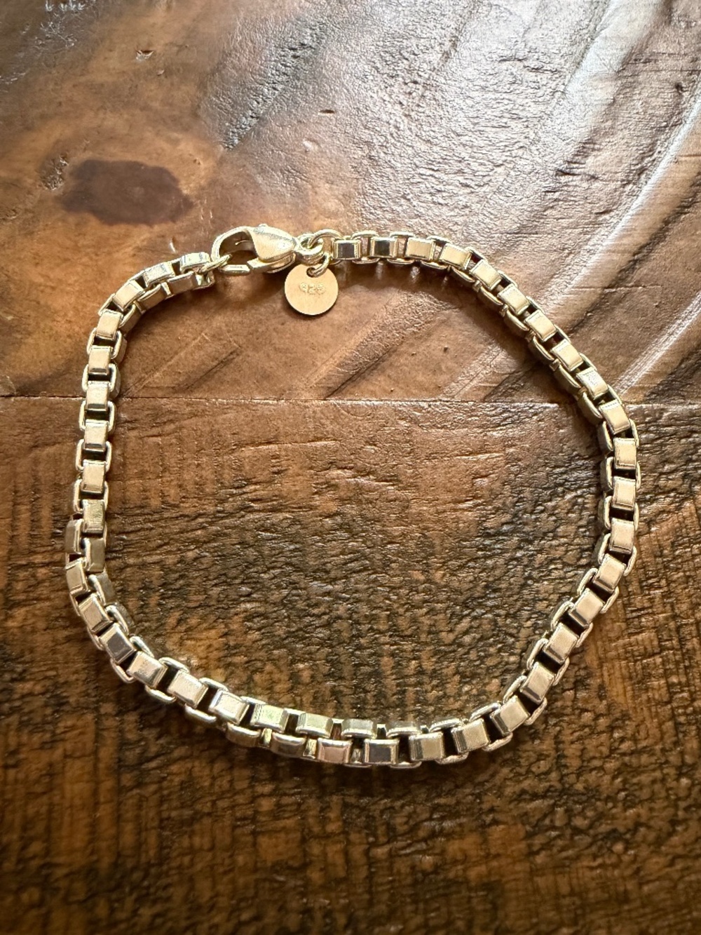 Tiffany & Co Venetian Link Chain Bracelet 925 Sterling Silver NEW Never Worn